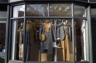 Scottish Tweed Clothing Window - Source: Getty